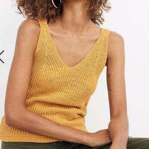 Madewell Monterey Sweater Tank Size Small